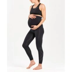 Skiutstyrsbutikk -Skiutstyrsbutikk 2xu pre natal sport compression tights black nero 1