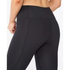 Skiutstyrsbutikk -Skiutstyrsbutikk 2xu women s aero vent mid rise compression black silver 1