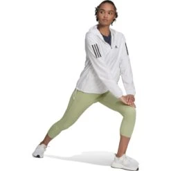 ADIDAS Women's Own The Run Hooded Running Windbreaker -Skiutstyrsbutikk adidas women s own the run hooded running windbreaker white 2