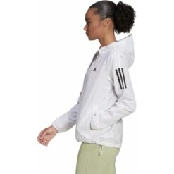 ADIDAS Women's Own The Run Hooded Running Windbreaker -Skiutstyrsbutikk adidas women s own the run hooded running windbreaker white 7