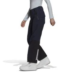 ADIDAS Women's Resort Two-Layer Insulated Stretch Tracksuit Bottoms -Skiutstyrsbutikk adidas women s resort two layer insulated stretch tracksuit bottoms legink black 4