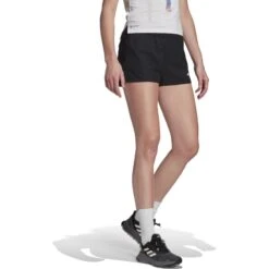 ADIDAS Women's Terrex Trail Running Shorts -Skiutstyrsbutikk adidas women s terrex trail running shorts black 3