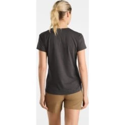 Arc'teryx Women's Taema Crew SS -Skiutstyrsbutikk arc teryx women s taema crew ss black heather 2