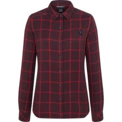 Black Diamond Women's Serenity Flanell Shirt 8 Black Diamond Women's Serenity Flanell Shirt -Skiutstyrsbutikk black diamond women s serenity flanell shirt bordeaux vermilion plaid 2