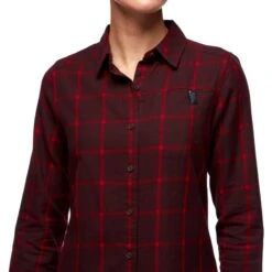 Black Diamond Women's Serenity Flanell Shirt 9 Black Diamond Women's Serenity Flanell Shirt -Skiutstyrsbutikk black diamond women s serenity flanell shirt bordeaux vermilion plaid 3