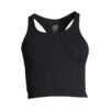 CASALL Women's Bold Rib Crop Tank -Skiutstyrsbutikk casall women s bold rib crop tank black