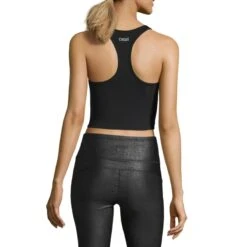 CASALL Women's Bold Rib Crop Tank -Skiutstyrsbutikk casall women s bold rib crop tank black 2