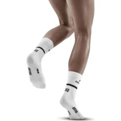 CEP Women's The Run Socks, Mid Cut -Skiutstyrsbutikk cep sports women s the run socks mid cut white 5