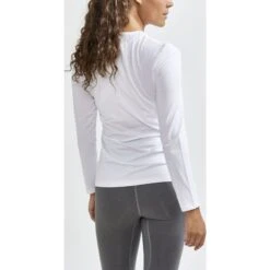 Craft Women's Adv Essence Long Sleeve Tee -Skiutstyrsbutikk craft women s adv essence long sleeve tee white 1