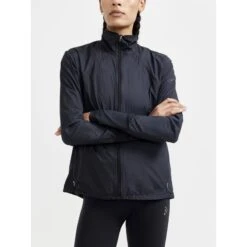 Craft Women's Adv Essence Wind Jacket -Skiutstyrsbutikk craft women s adv essence wind jacket black 4