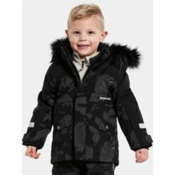 DIDRIKSONS Kids' Bjärven Special Edition Parka -Skiutstyrsbutikk didriksons kids bjarven special edition parka island print reflex 9