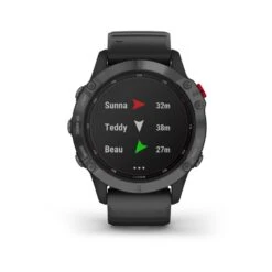 Garmin Fenix 6 Pro Solar -Skiutstyrsbutikk garmin fenix 6 pro solar slate gray w black band 2