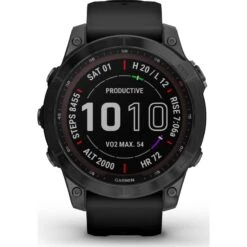 Garmin Fenix 7 Sapphire Solar -Skiutstyrsbutikk garmin fenix 7 sapphire solar black black 3