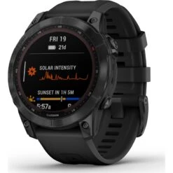 Garmin Fenix 7 Sapphire Solar -Skiutstyrsbutikk garmin fenix 7 sapphire solar black black 5