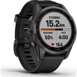 Garmin Fenix 7S Sapphire Solar 15 Garmin Fenix 7S Sapphire Solar -Skiutstyrsbutikk garmin fenix 7s sapphire solar carbon gray black 5