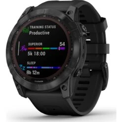 Garmin Fenix 7x Sapphire Solar -Skiutstyrsbutikk garmin fenix 7x sapphire solar black black 4