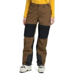 Haglöfs Women's Elation Gore-Tex Pant -Skiutstyrsbutikk haglofs elation gore tex pant women teak brown true black regular 2