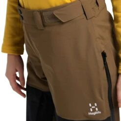 Haglöfs Women's Elation Gore-Tex Pant -Skiutstyrsbutikk haglofs elation gore tex pant women teak brown true black regular 6