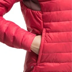 Haglöfs Spire Mimic Hood Women -Skiutstyrsbutikk haglofs spire mimic hood women hibiscus red 5