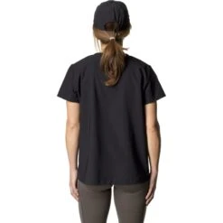 Houdini Women's Cover Tee -Skiutstyrsbutikk houdini women s cover tee true black 3