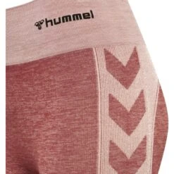 Hummel Women's Hmlclea Seamless Mid Waist Tights -Skiutstyrsbutikk hummel women s hmlclea seamless mid waist tights withered rose rose tan melange 3