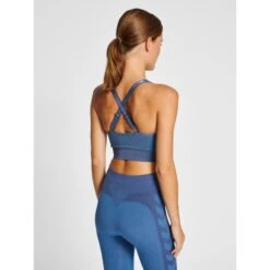 Hummel Women's HmlCLEA Seamless Sports Top 14 Hummel Women's HmlCLEA Seamless Sports Top -Skiutstyrsbutikk hummel women s hmlclea seamless sports top riviera insignia blue melange 4