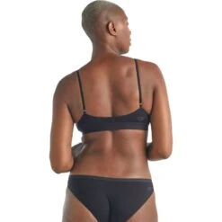 Icebreaker Women's Siren Bra -Skiutstyrsbutikk icebreaker women s siren bra black 2