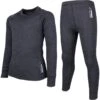 Lindberg Juniors' Merino Set -Skiutstyrsbutikk lindberg merino set junior black melange