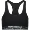 Mons Royale Women's Sierra Sports Bra -Skiutstyrsbutikk mons royale women s sierra sports bra black