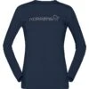 Norrøna Women's Falketind Equaliser Merino Round Neck -Skiutstyrsbutikk norrona women s falketind equaliser merino round neck indigo night
