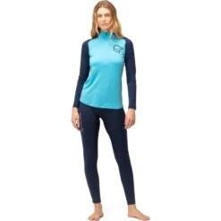 Women's Norrøna Pureull Zip Neck -Skiutstyrsbutikk norrona women s norrona pureull zip neck aquarius indigo night 2