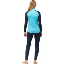 Women's Norrøna Pureull Zip Neck -Skiutstyrsbutikk norrona women s norrona pureull zip neck aquarius indigo night 3