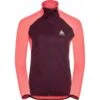 Odlo Women's Zeroweight Warm Hybrid Running Jacket -Skiutstyrsbutikk odlo women s zeroweight warm hybrid running jacket siesta winetasting