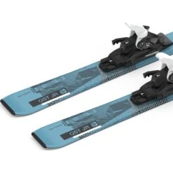 Salomon Junior Ski Set L QST S + C5 GW J75 PM -Skiutstyrsbutikk salomon junior ski set l qst s c5 gw j75 pm blue grey 5