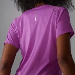 Salomon Women's Cross Run SS Tee -Skiutstyrsbutikk salomon women s cross run ss tee sparkling grape heather 5