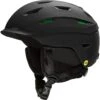 Smith Level Mips -Skiutstyrsbutikk smith level mips matte black green koroyd