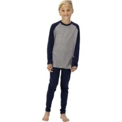 Ulvang Kids' Gausdal Ullsett -Skiutstyrsbutikk ulvang kids gausdal ullsett new navy grey melange 2