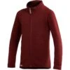 Woolpower Kids' Full Zip Jacket 400 -Skiutstyrsbutikk woolpower kids full zip jacket 400 rust red